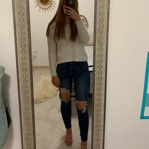 american eagle high rise jeggings